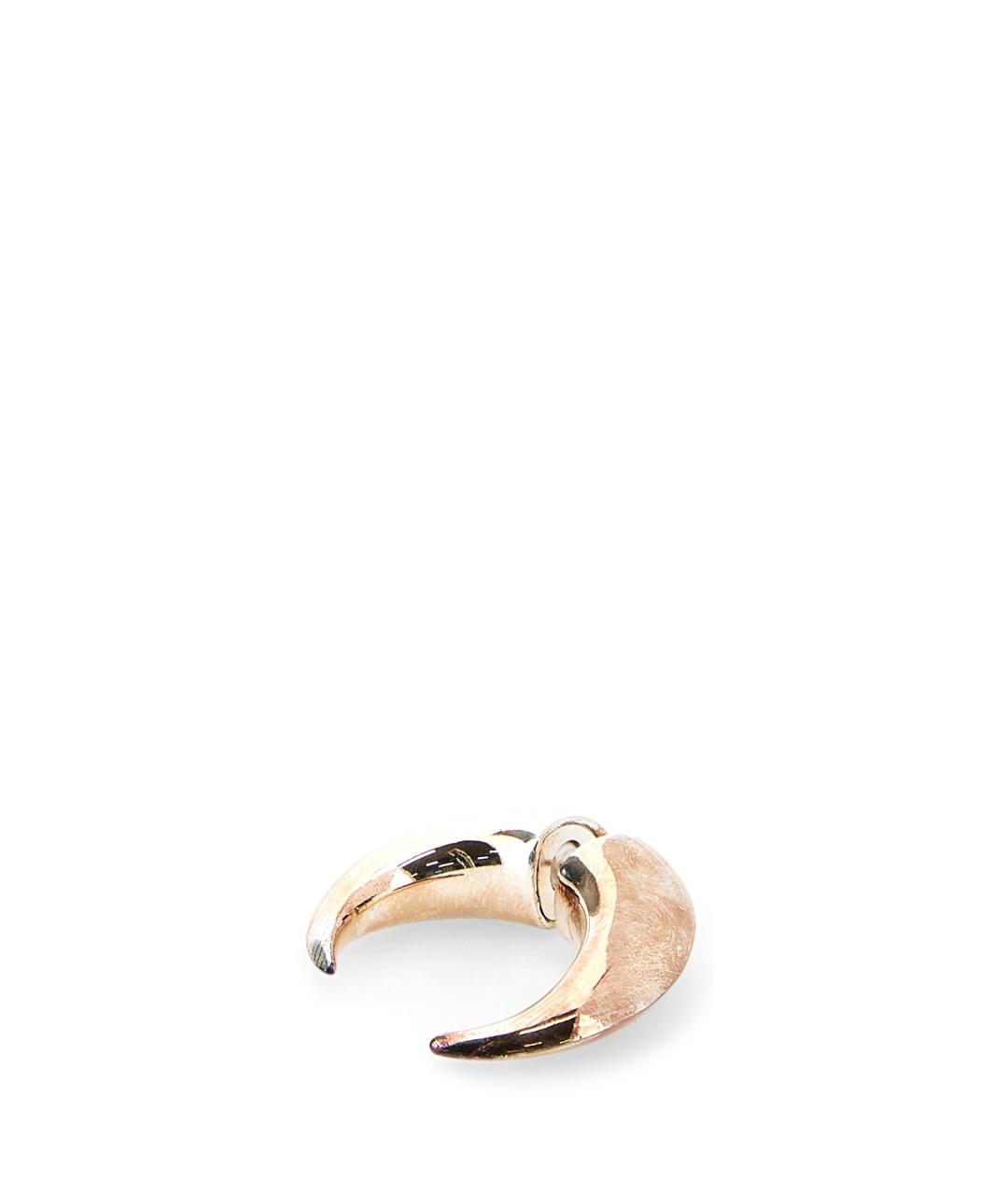 MARINE SERRE Золотые металлические серьги, фото 2