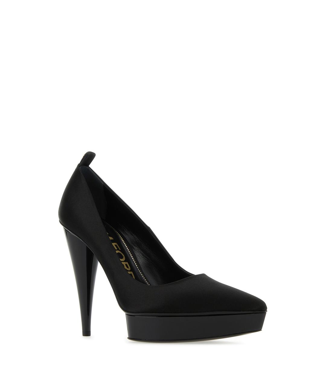 TOM FORD Черные текстильные туфли, фото 2