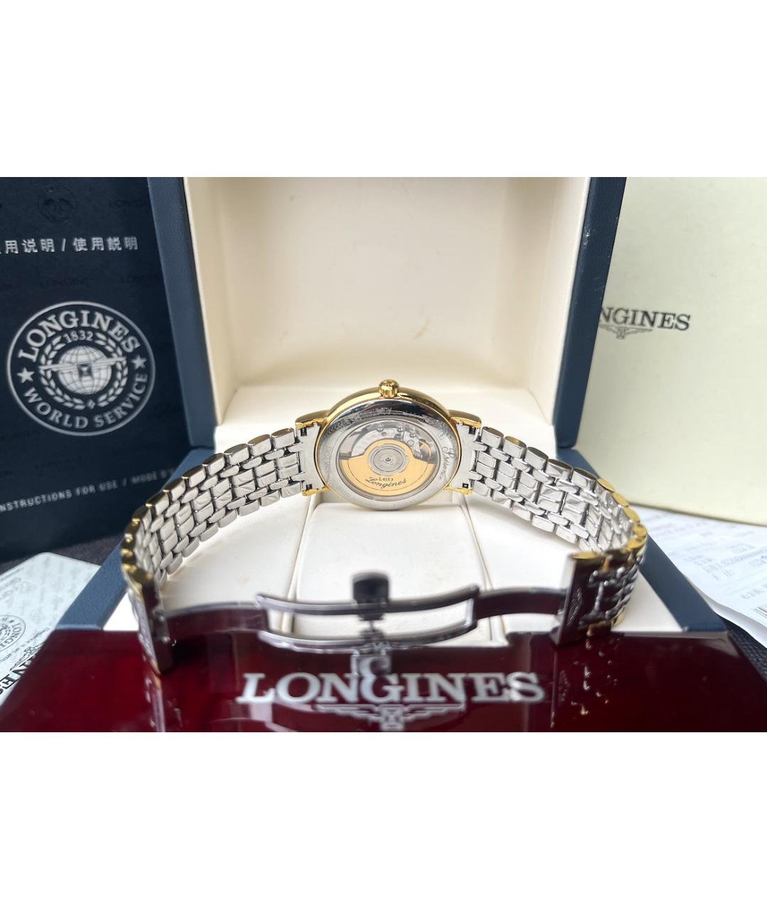 LONGINES Белые часы, фото 5