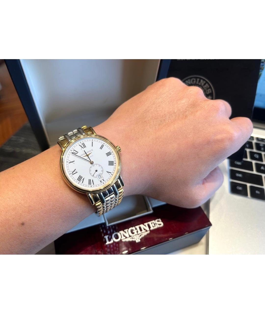 LONGINES Белые часы, фото 6