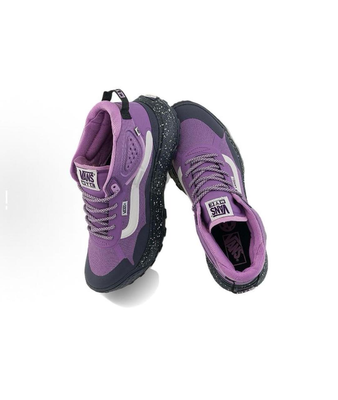 VANS Фиолетовые текстильные кроссовки, фото 4