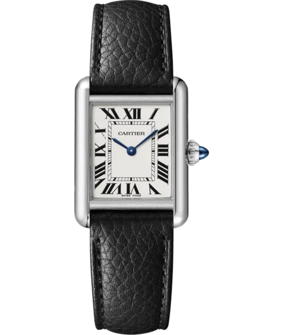 CARTIER Белые металлические часы, фото 1