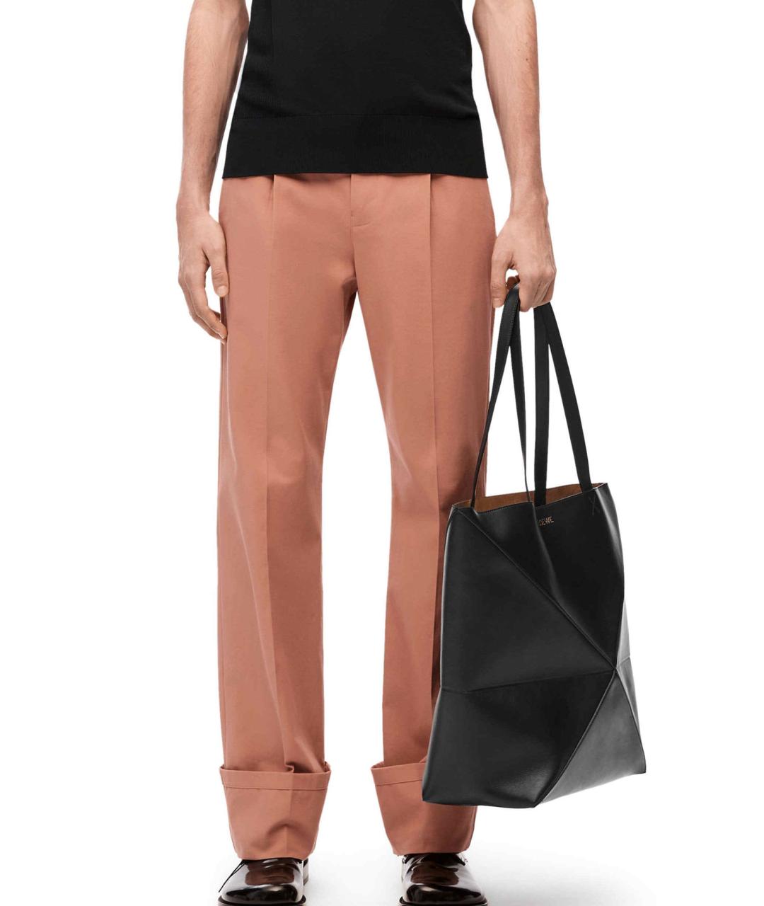 LOEWE Черная кожаная сумка тоут, фото 3