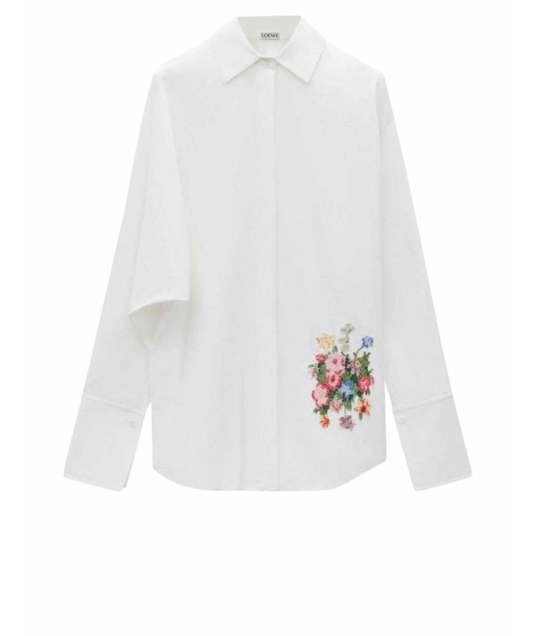 LOEWE Белая хлопковая рубашка, фото 1