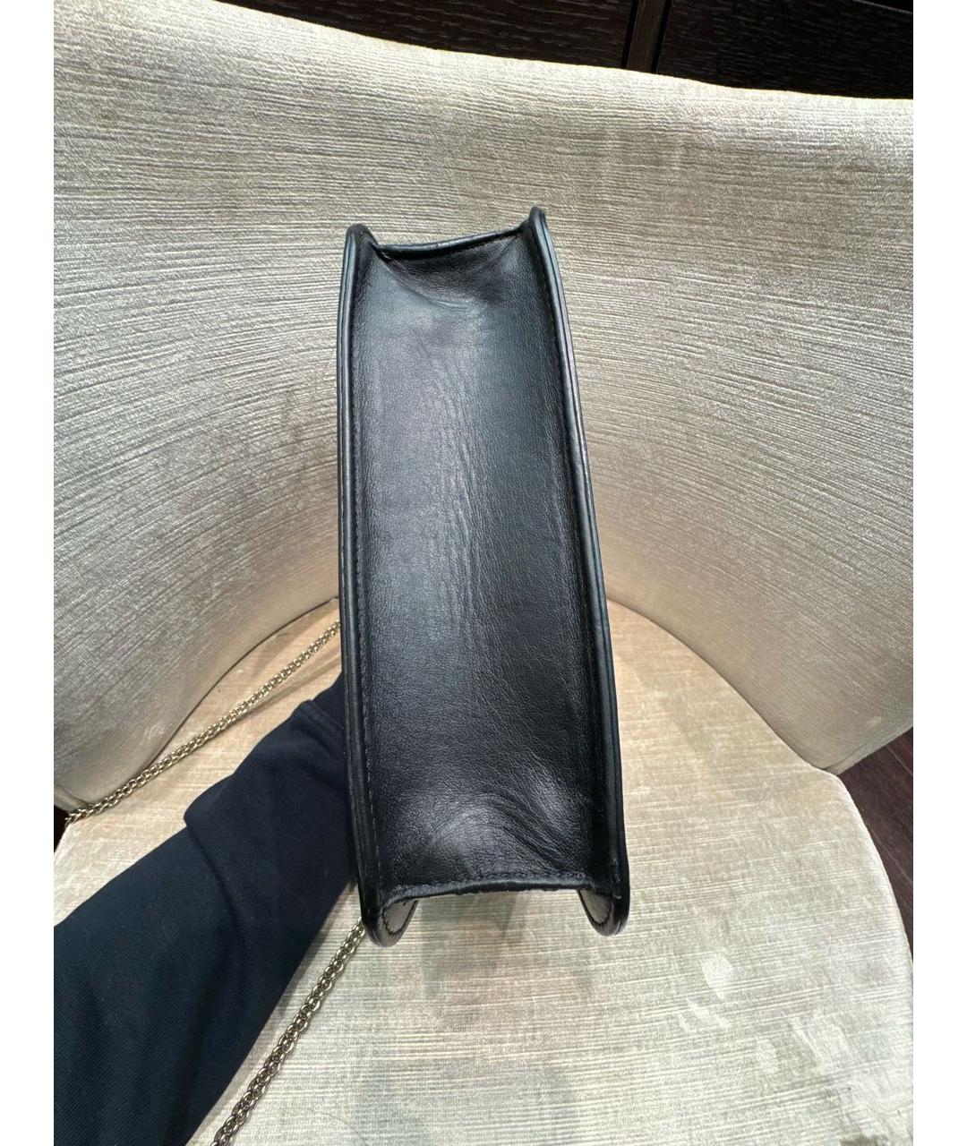 VALENTINO Коричневая кожаная сумка через плечо, фото 5