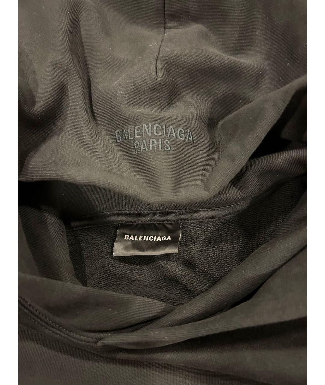 BALENCIAGA Черное хлопковое платье, фото 6