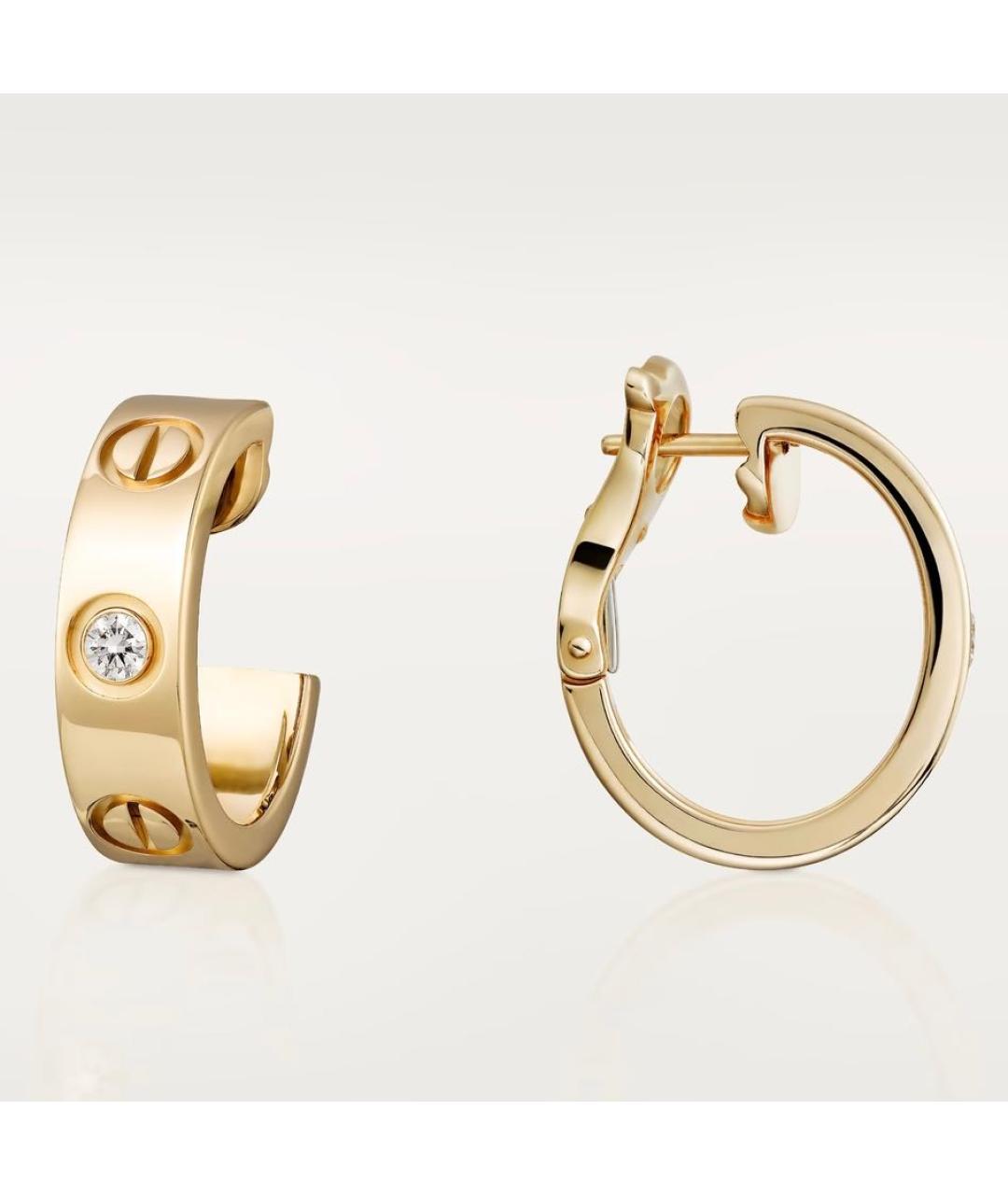 CARTIER Серьги из желтого золота, фото 4
