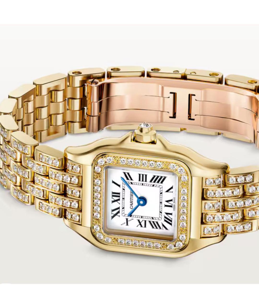 CARTIER Золотые часы из желтого золота, фото 4