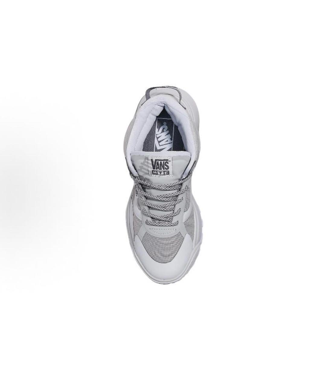 VANS Серые текстильные кроссовки, фото 4