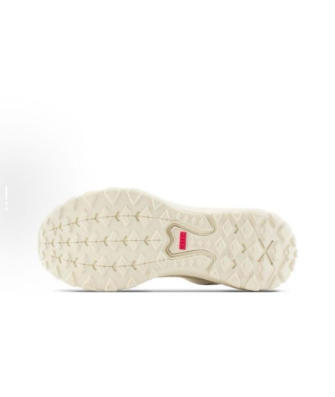 VANS Бежевые текстильные кроссовки, фото 6