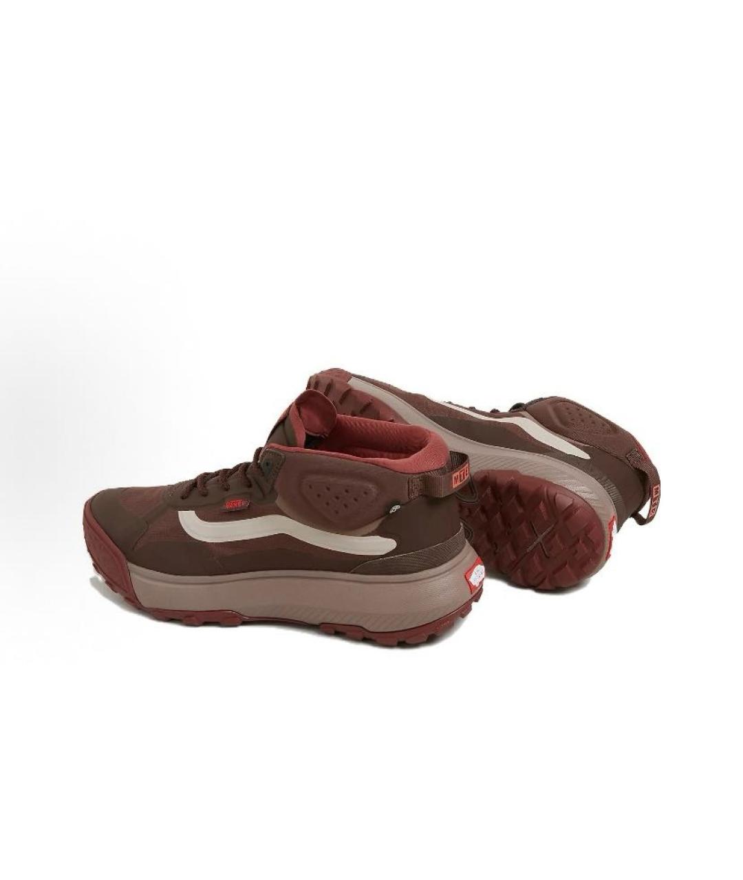 VANS Бордовые текстильные кроссовки, фото 5