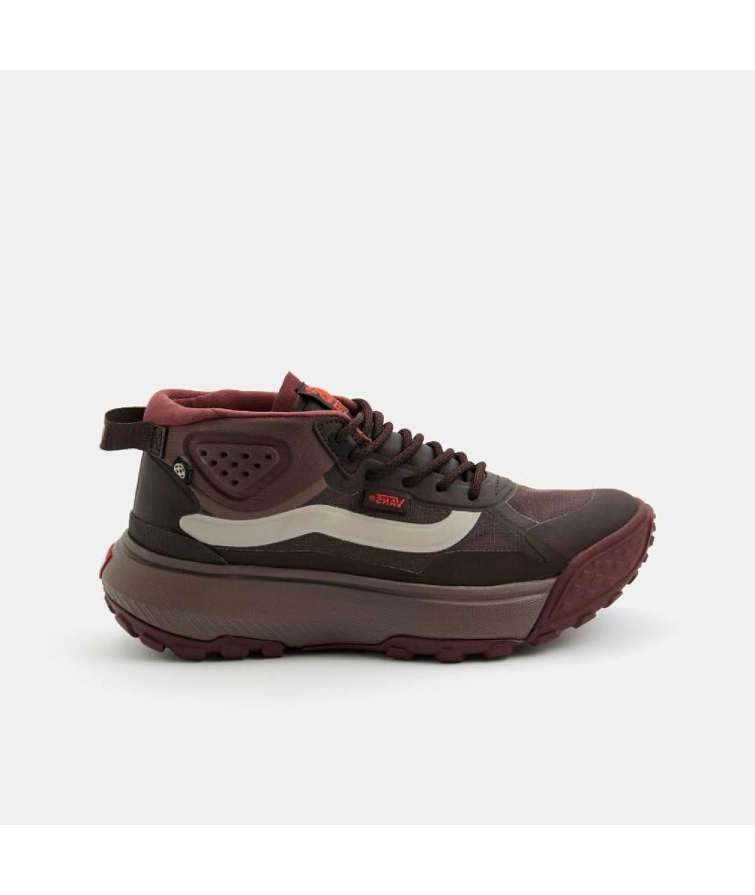 VANS Бордовые текстильные кроссовки, фото 6