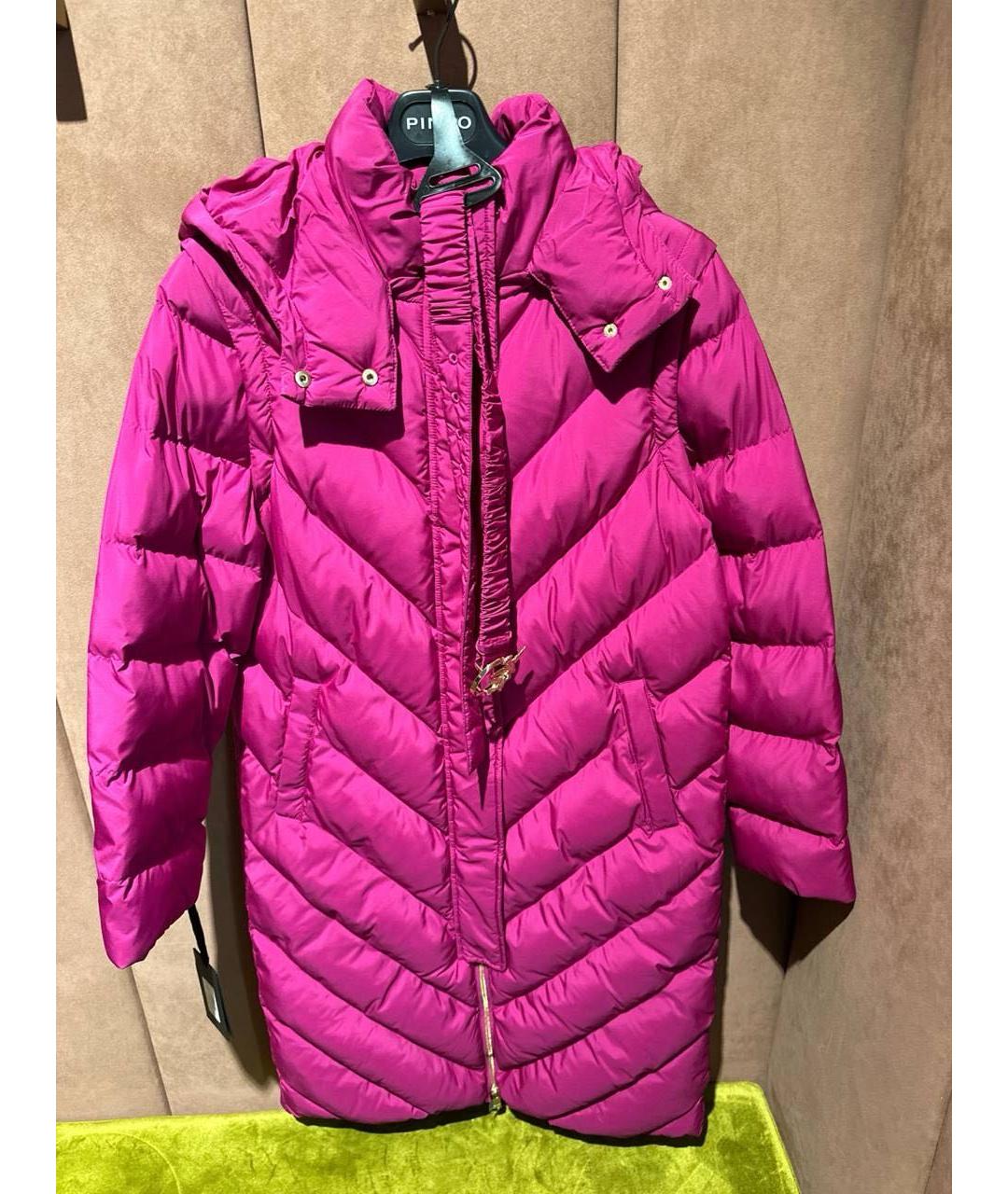 PINKO Фуксия пуховик, фото 9