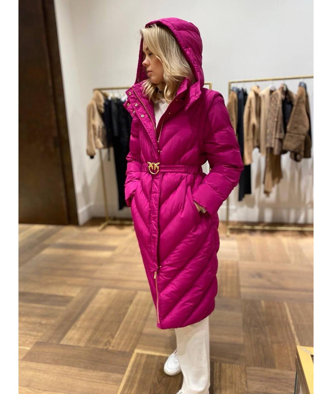 PINKO Фуксия пуховик, фото 3