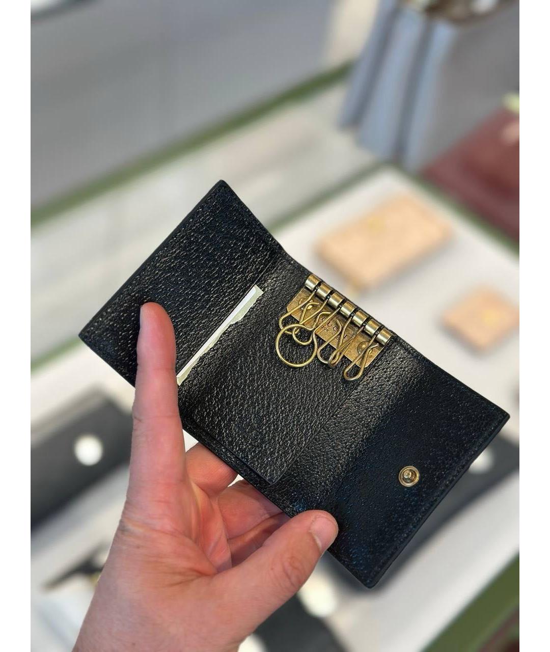 GUCCI Черная ключница, фото 2