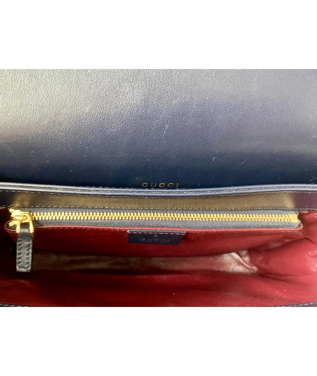 GUCCI Бежевая кожаная сумка через плечо, фото 4