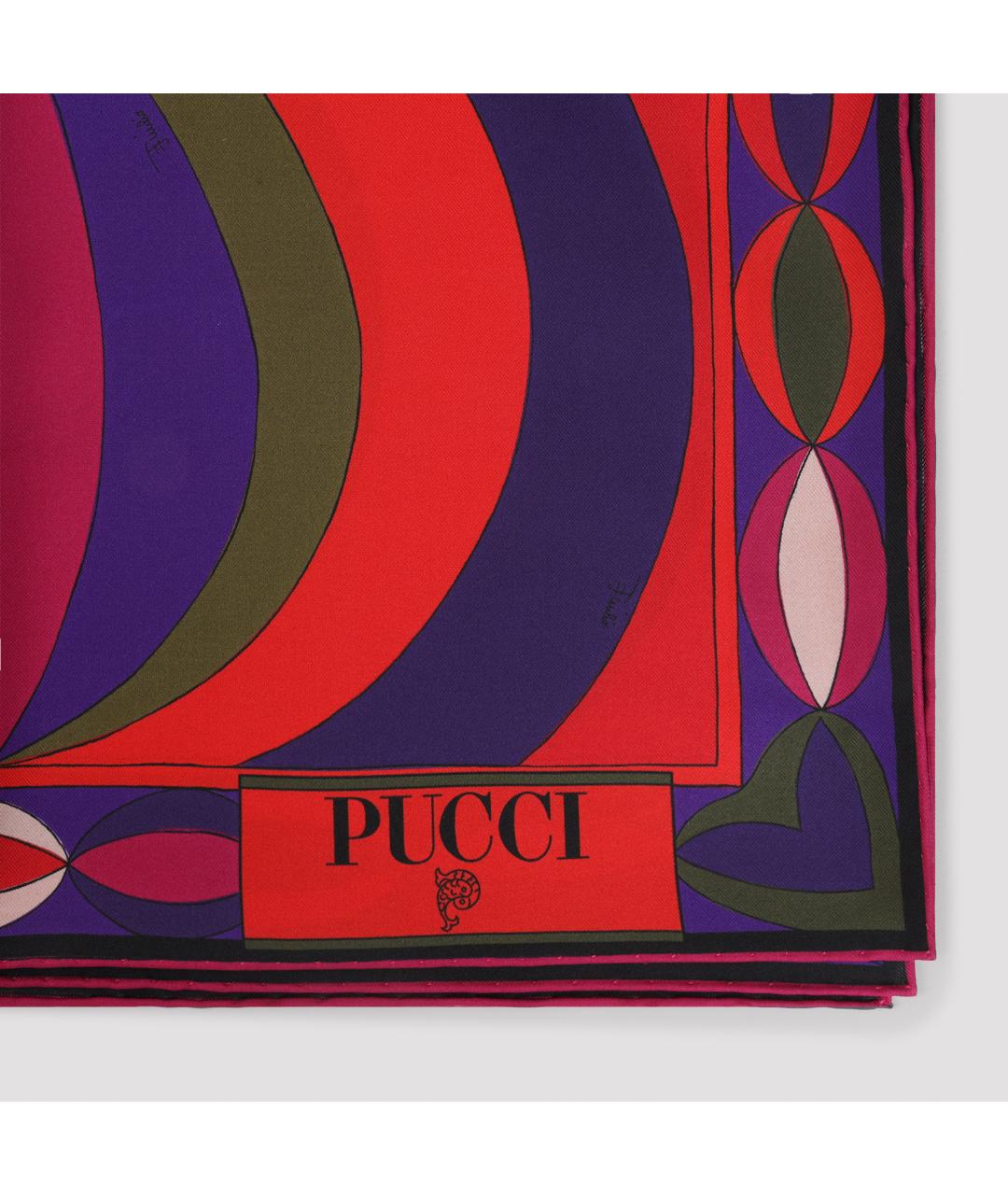 PUCCI Мульти шелковый платок, фото 4