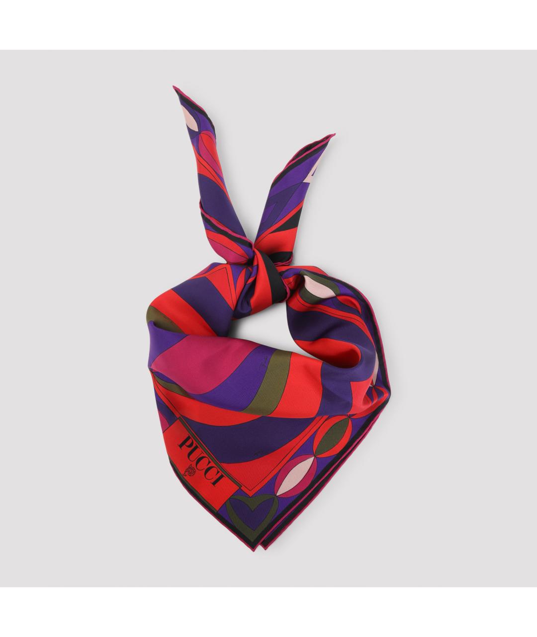PUCCI Мульти шелковый платок, фото 2