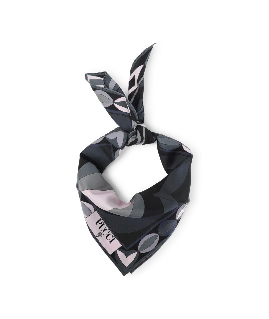 PUCCI Мульти шелковый платок, фото 1