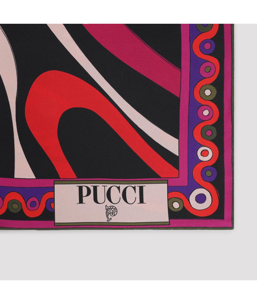 PUCCI Мульти шелковый платок, фото 3