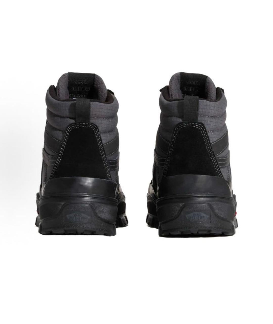 VANS Черные текстильные ботинки, фото 4