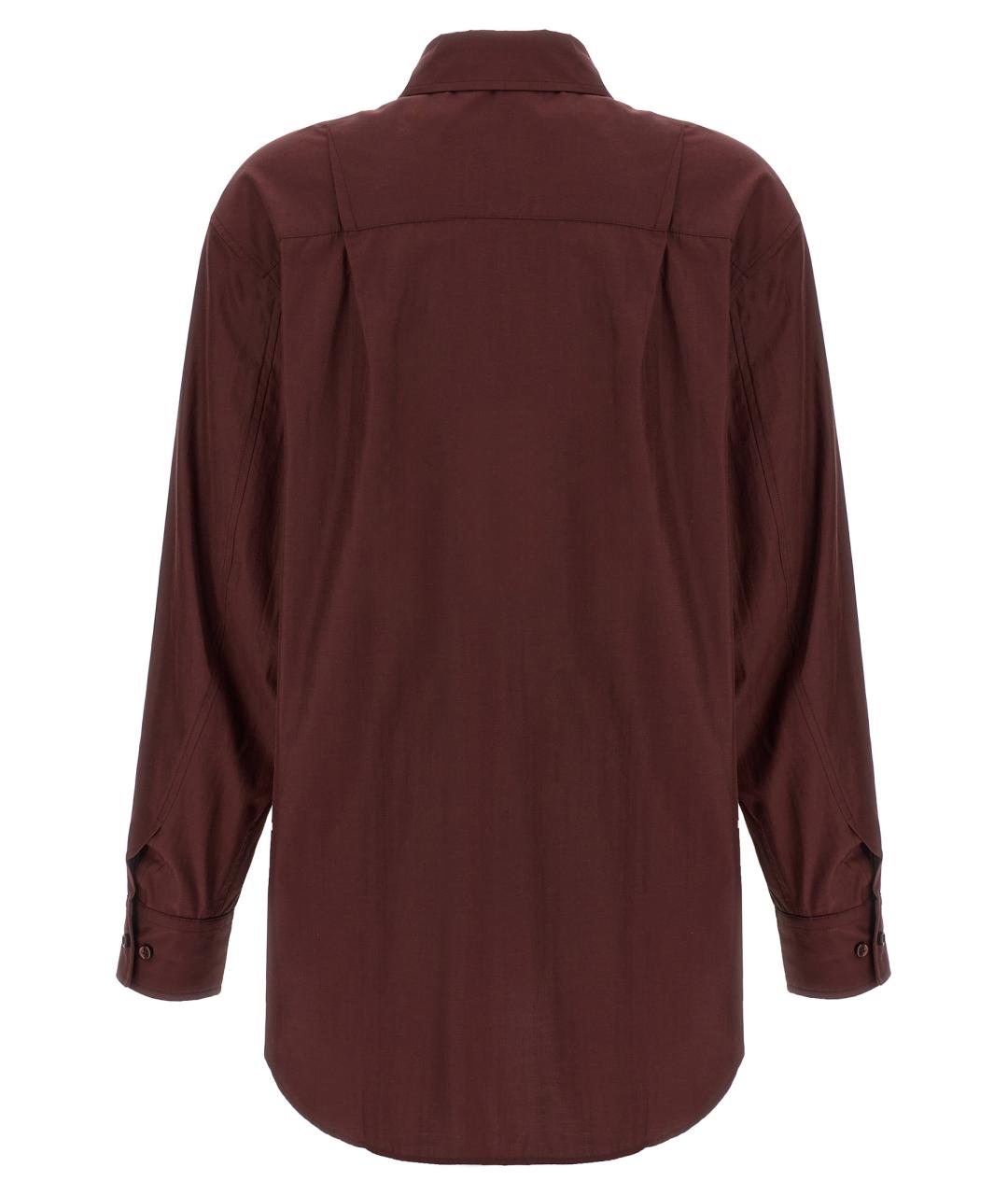 THE ANDAMANE Коричневая хлопковая блузы, фото 2