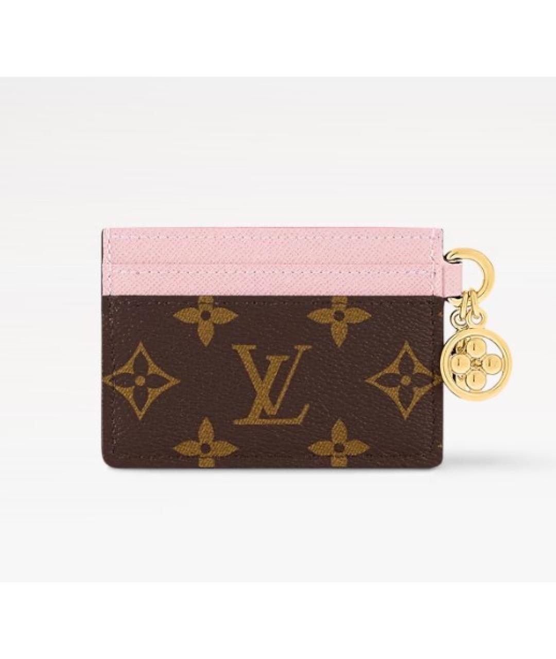 LOUIS VUITTON Коричневая визитница, фото 5