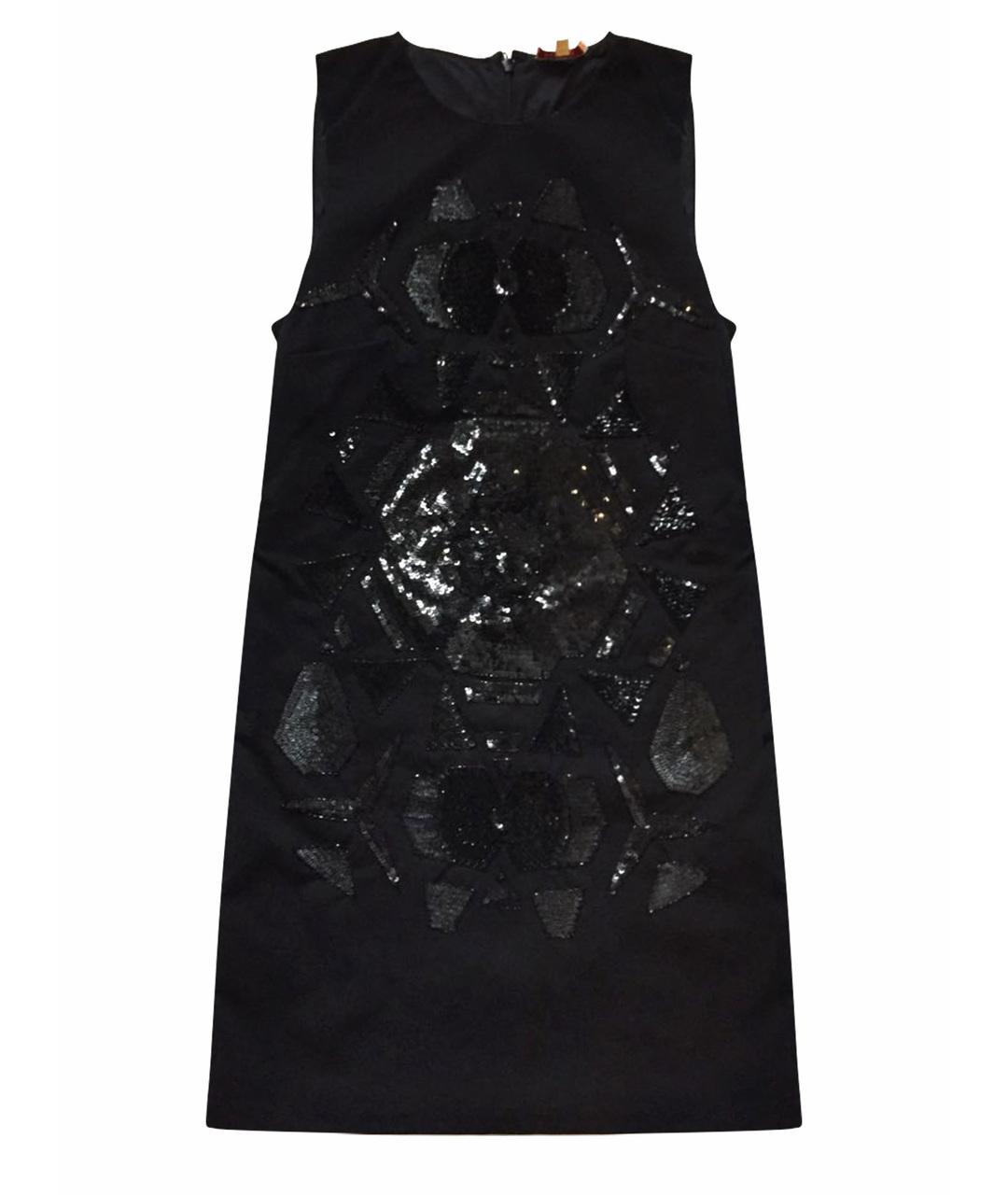 P.A.R.O.S.H. Черное вискозное повседневное платье, фото 1
