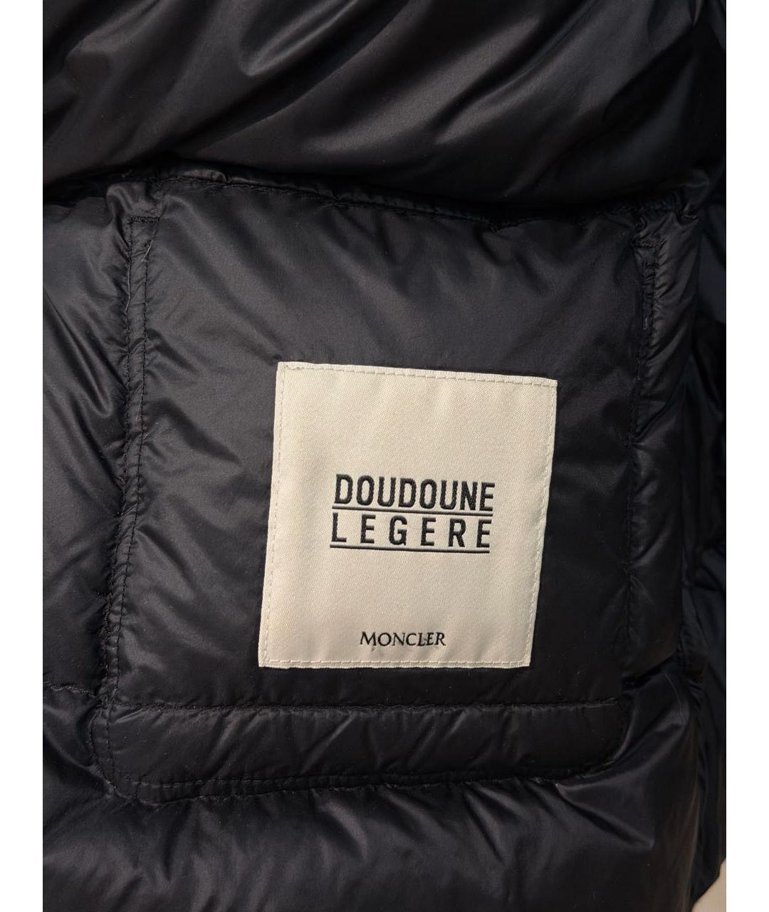 MONCLER Черная полиамидовая куртка, фото 5