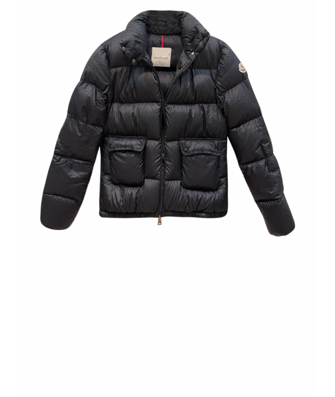 MONCLER Черная полиамидовая куртка, фото 1