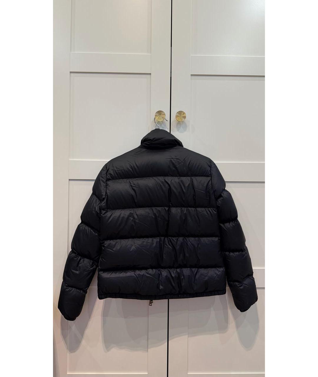 MONCLER Черная полиамидовая куртка, фото 2