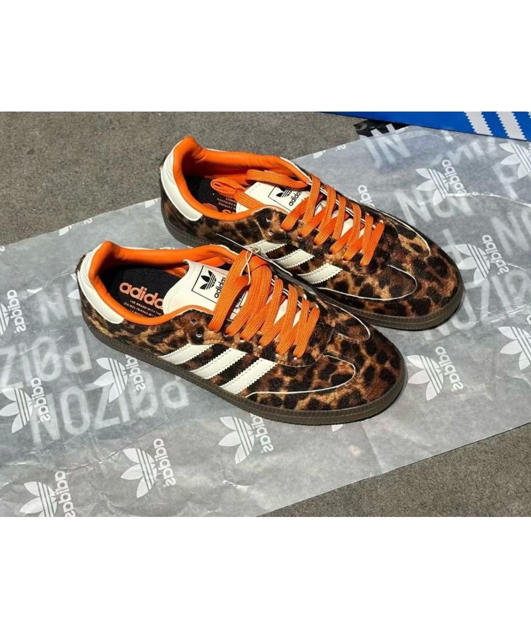 ADIDAS Коричневые текстильные кроссовки, фото 3