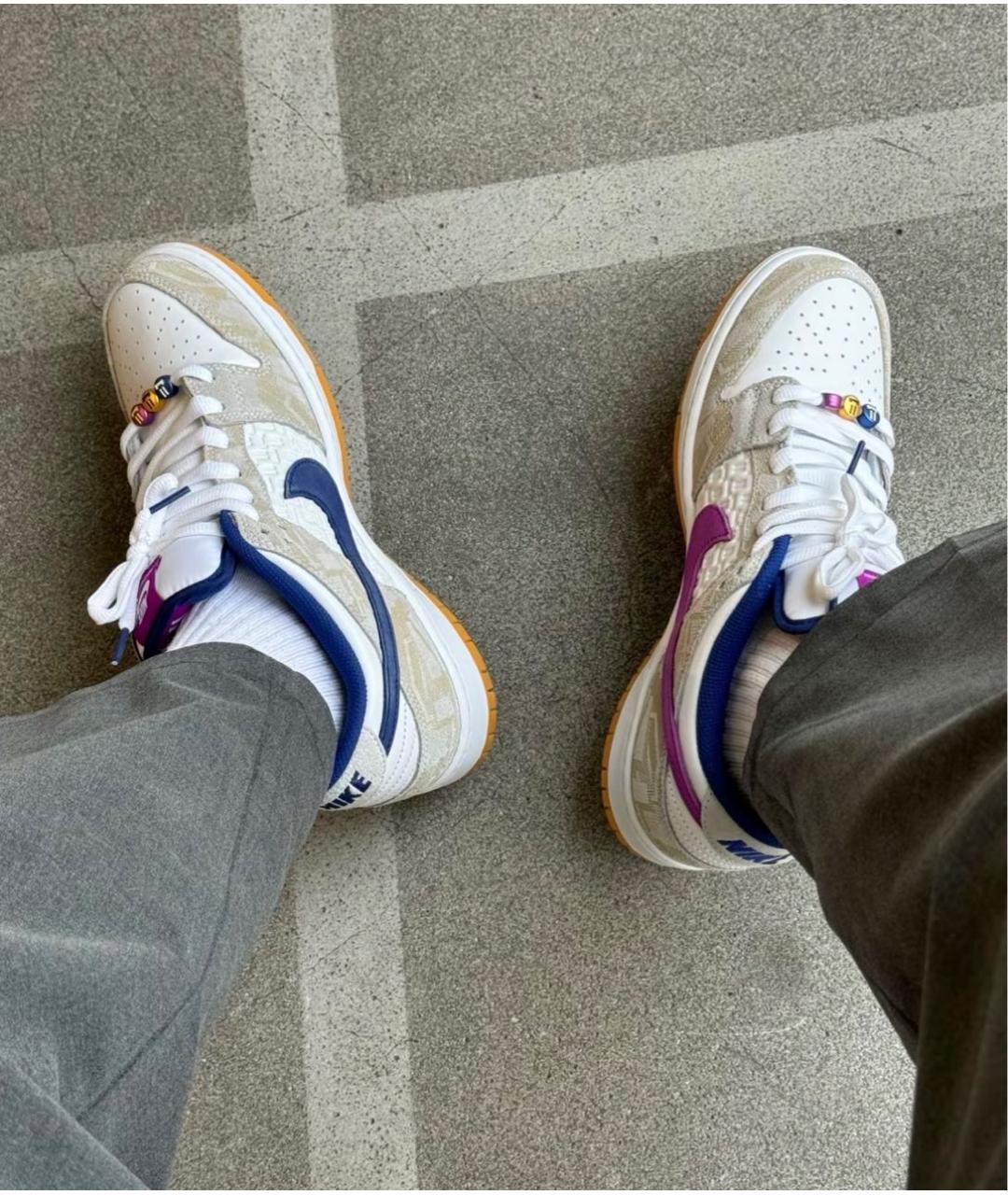 NIKE Розовые текстильные кроссовки, фото 7