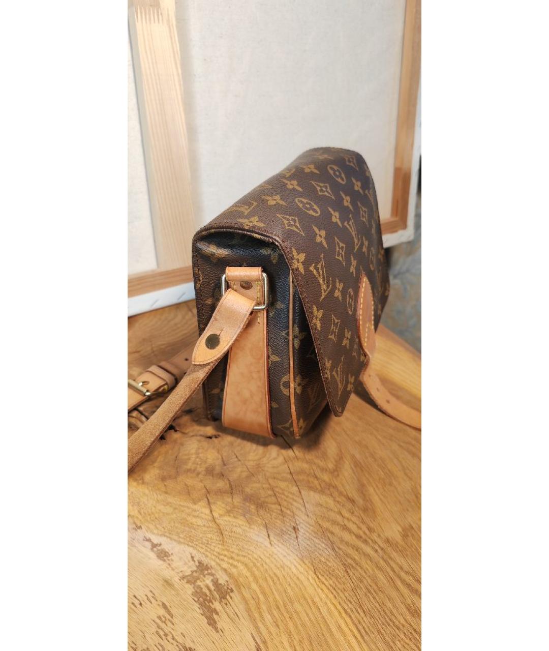 LOUIS VUITTON Коричневая сумка через плечо, фото 3