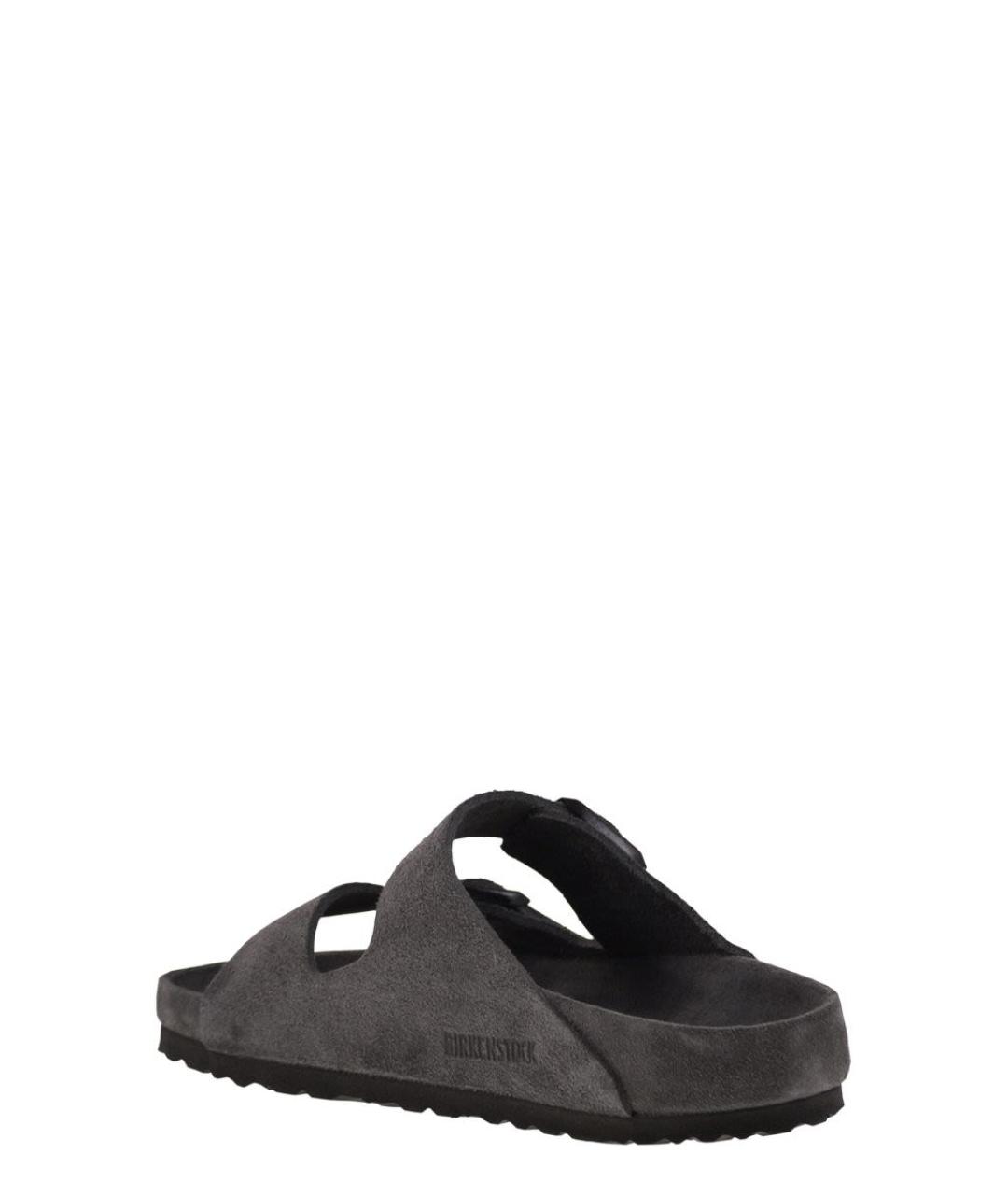 BIRKENSTOCK Серые замшевые сандалии, фото 3