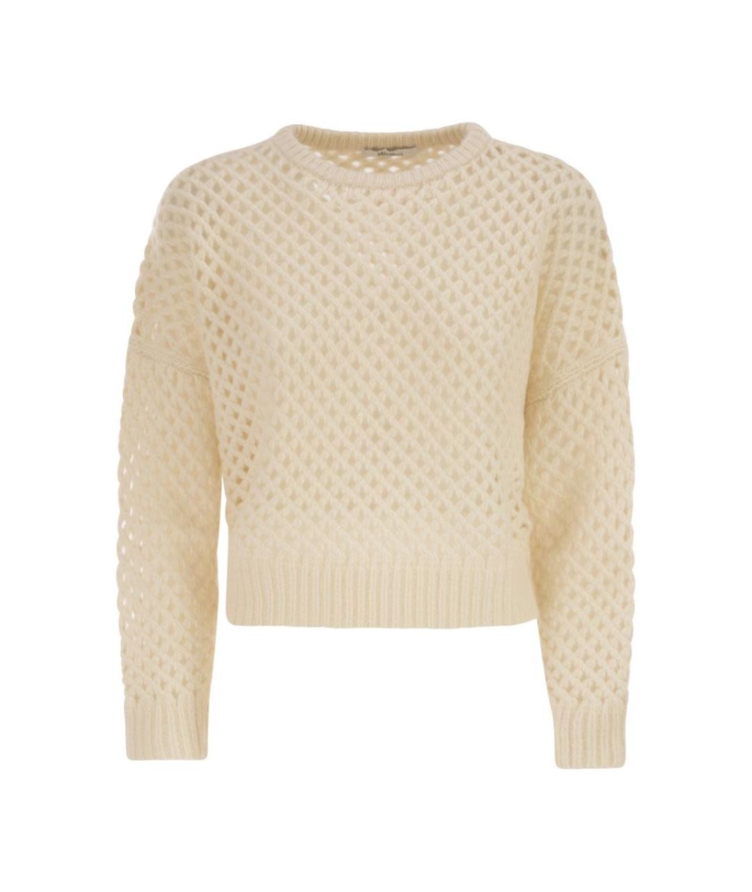 MAX MARA Бежевый кашемировый джемпер / свитер, фото 1