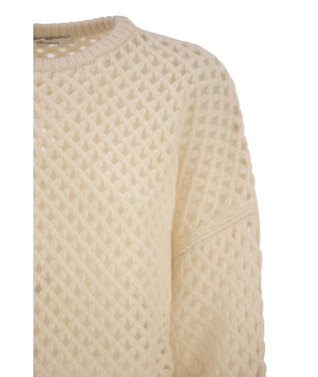 MAX MARA Бежевый кашемировый джемпер / свитер, фото 4