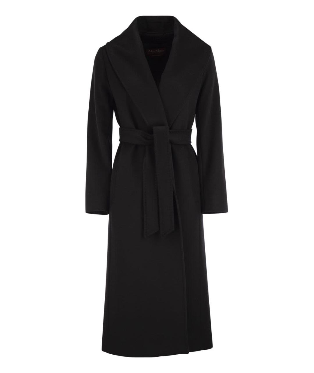 MAX MARA Черное шерстяное пальто, фото 1