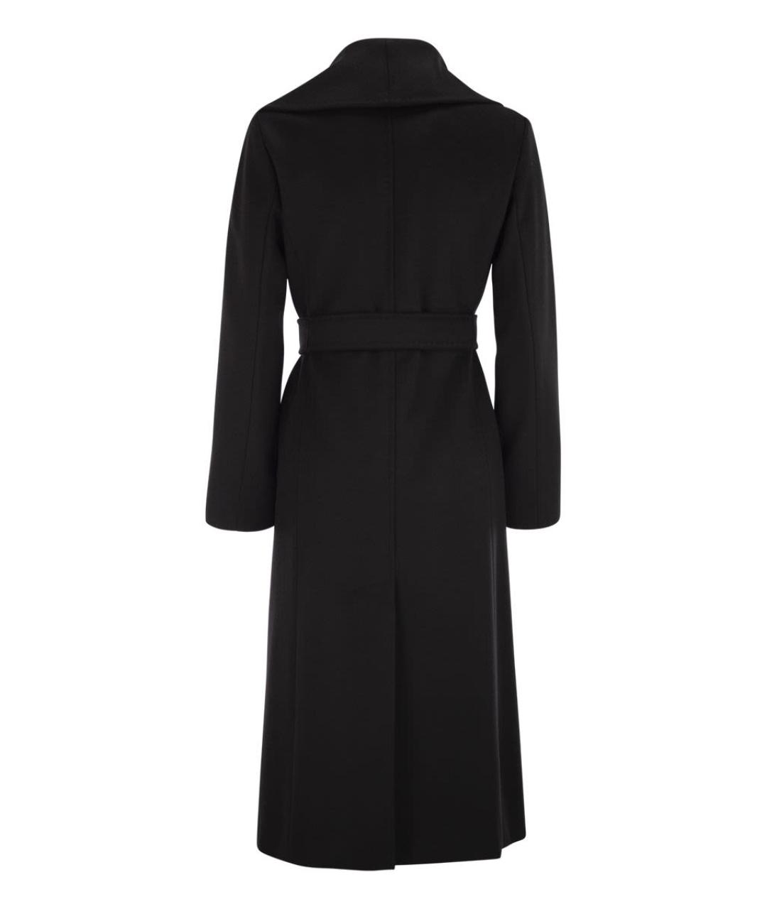 MAX MARA Черное шерстяное пальто, фото 2