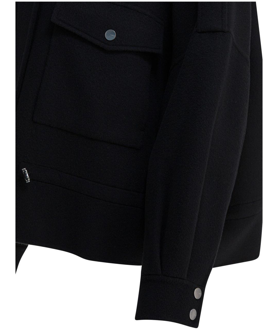 PINKO Черная шерстяная куртка, фото 4