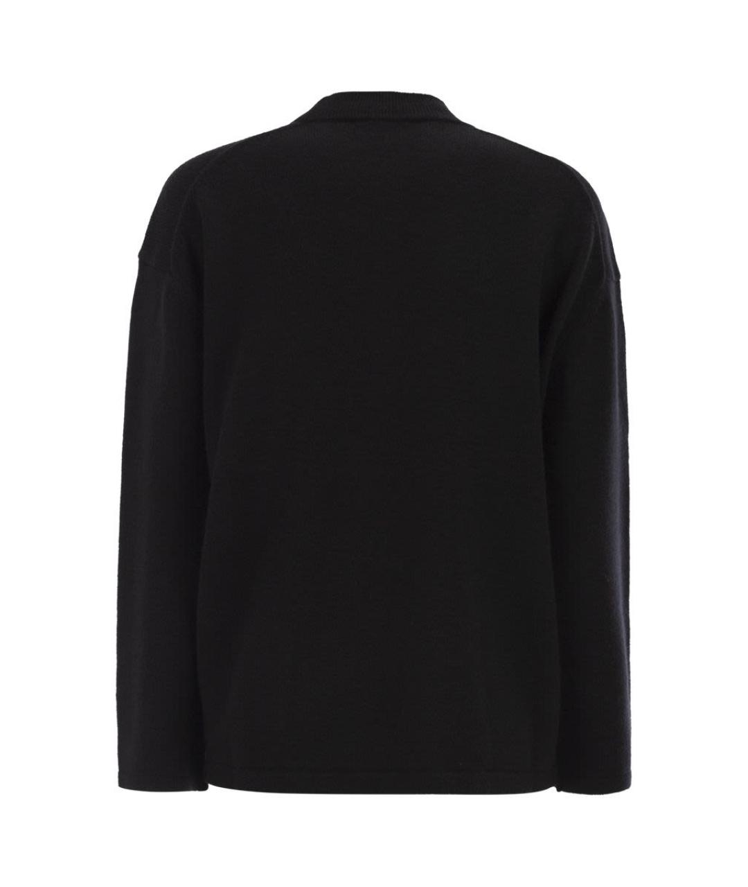 MAX MARA Черный шерстяной джемпер / свитер, фото 2