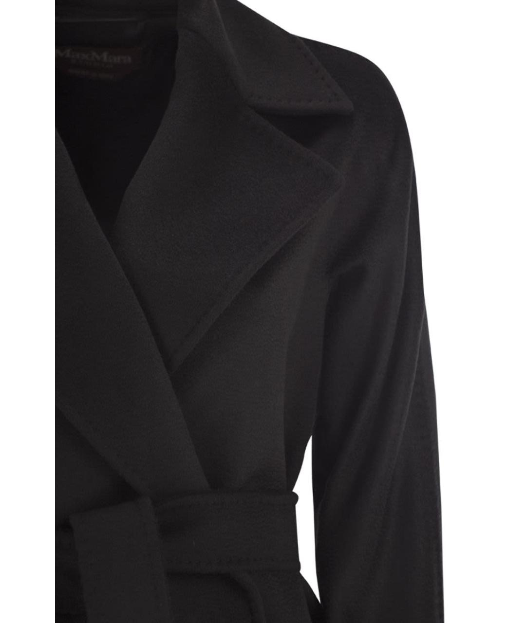 MAX MARA Черное шерстяное пальто, фото 4