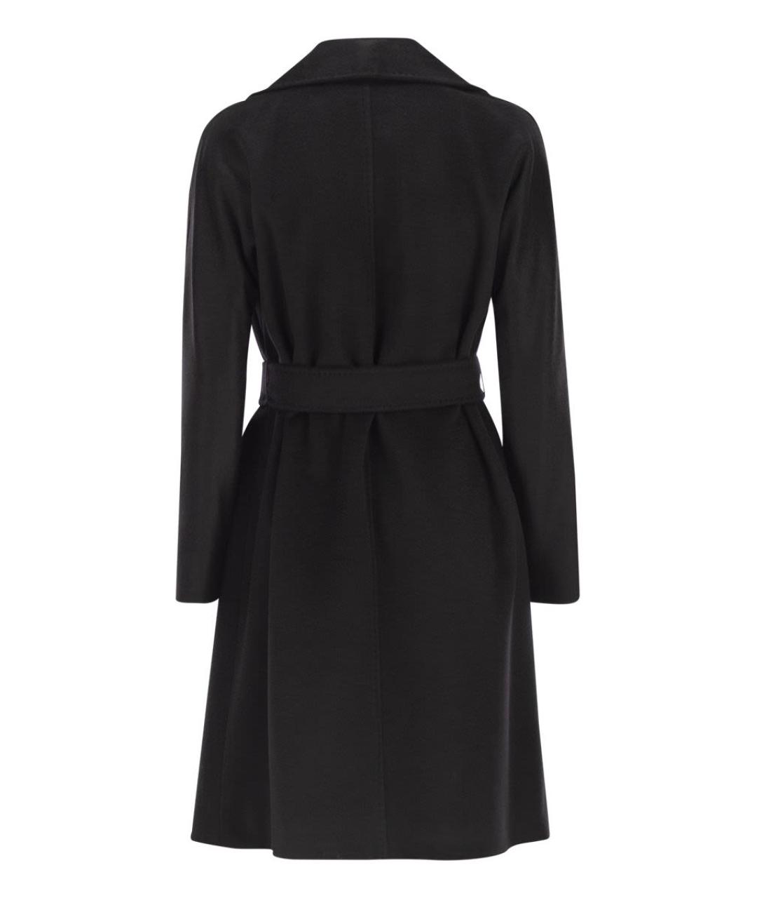 MAX MARA Черное шерстяное пальто, фото 2