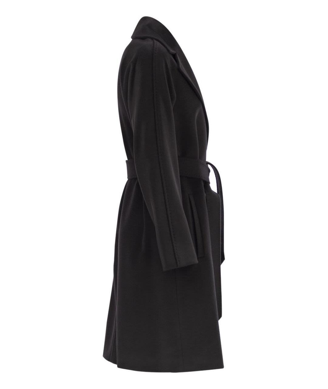 MAX MARA Черное шерстяное пальто, фото 3