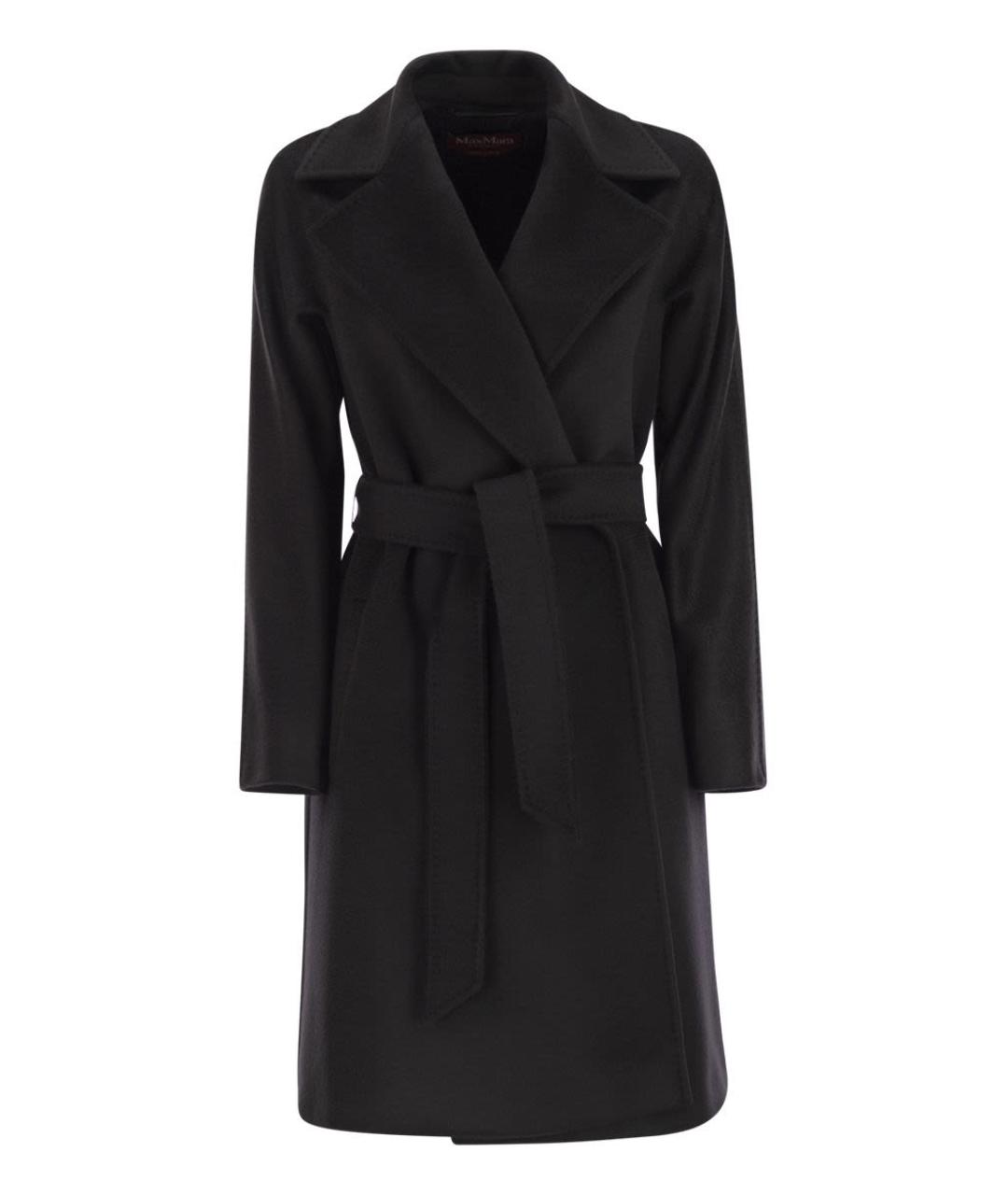 MAX MARA Черное шерстяное пальто, фото 1