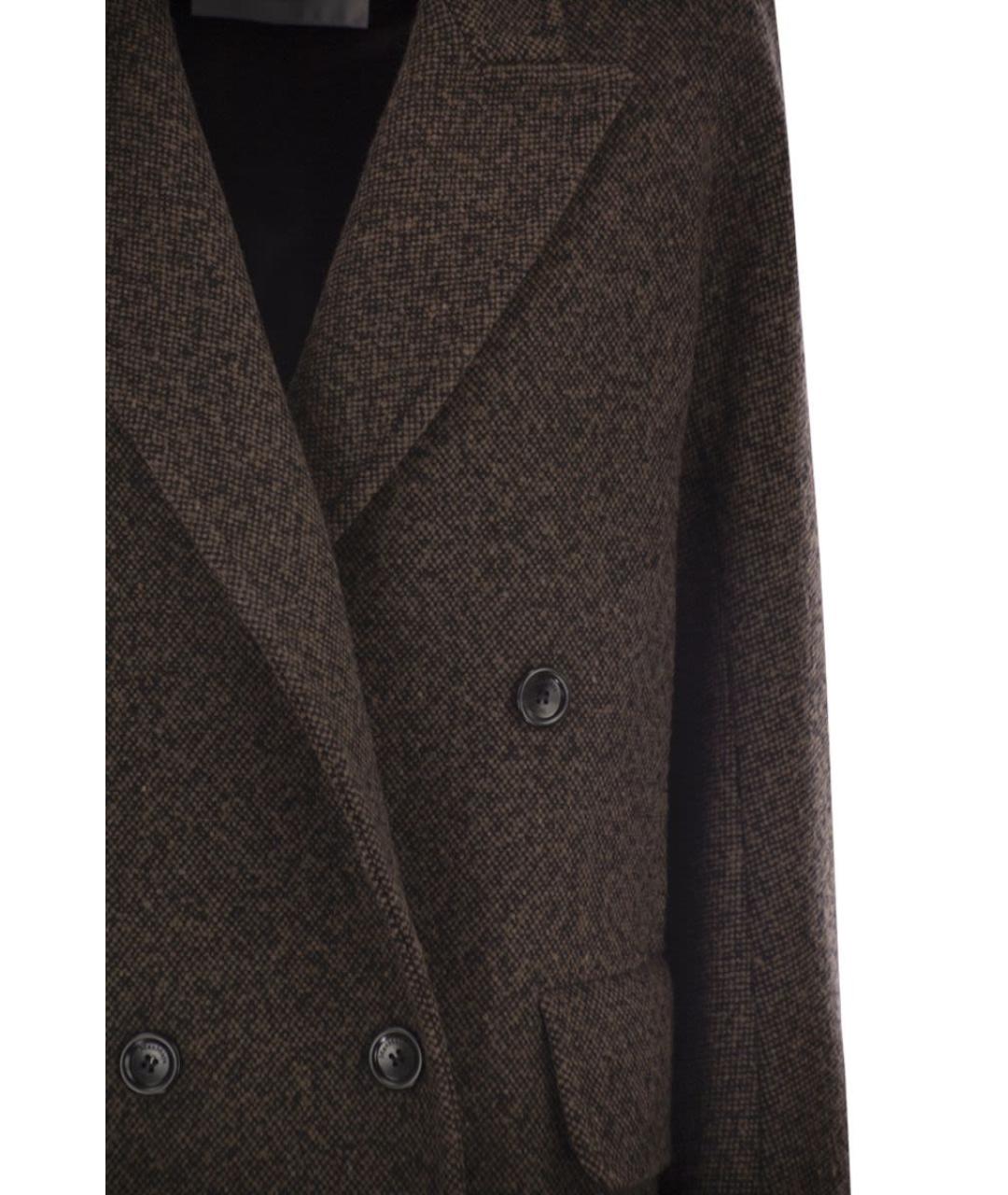 MAX MARA Мульти шерстяное пальто, фото 4