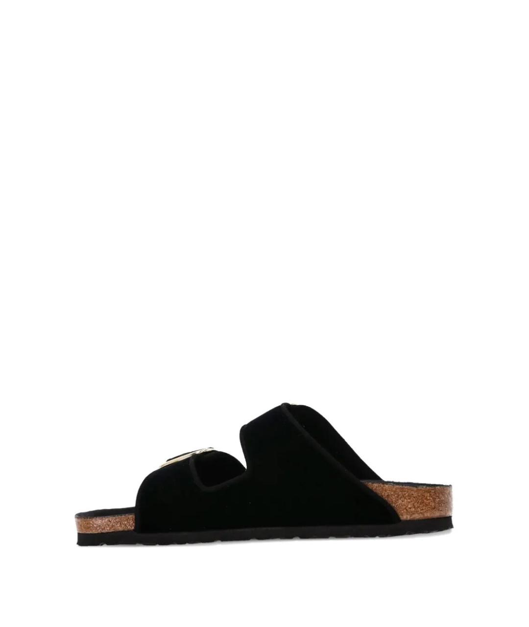 BIRKENSTOCK Черные кожаные сандалии, фото 5