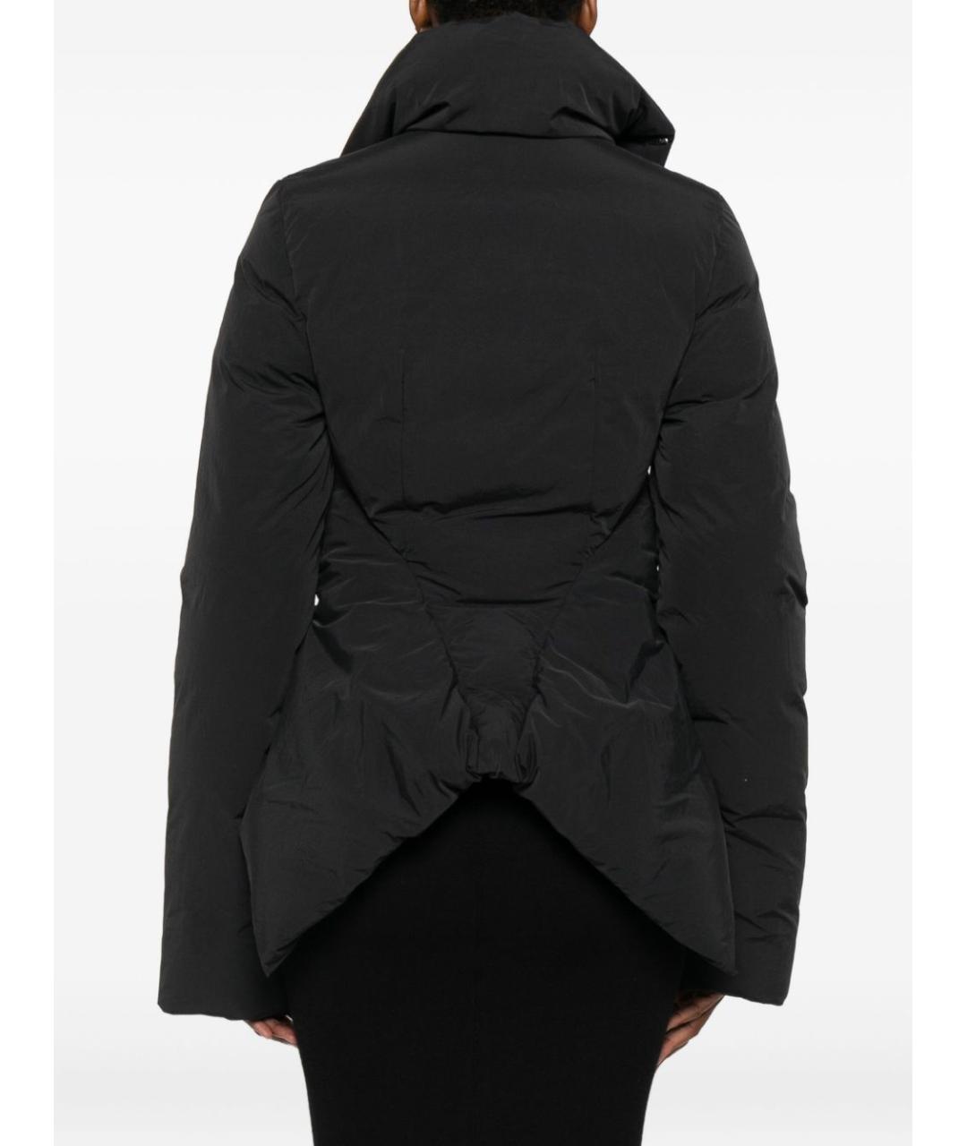 RICK OWENS Черный полиэстеровый пуховик, фото 4