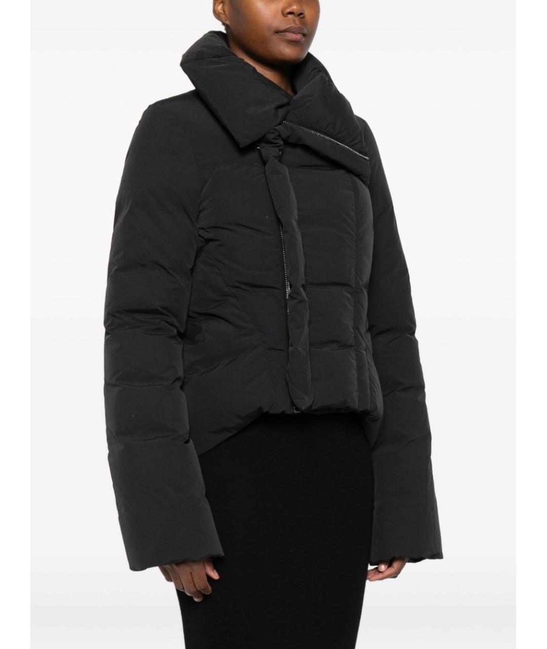RICK OWENS Черный полиэстеровый пуховик, фото 2