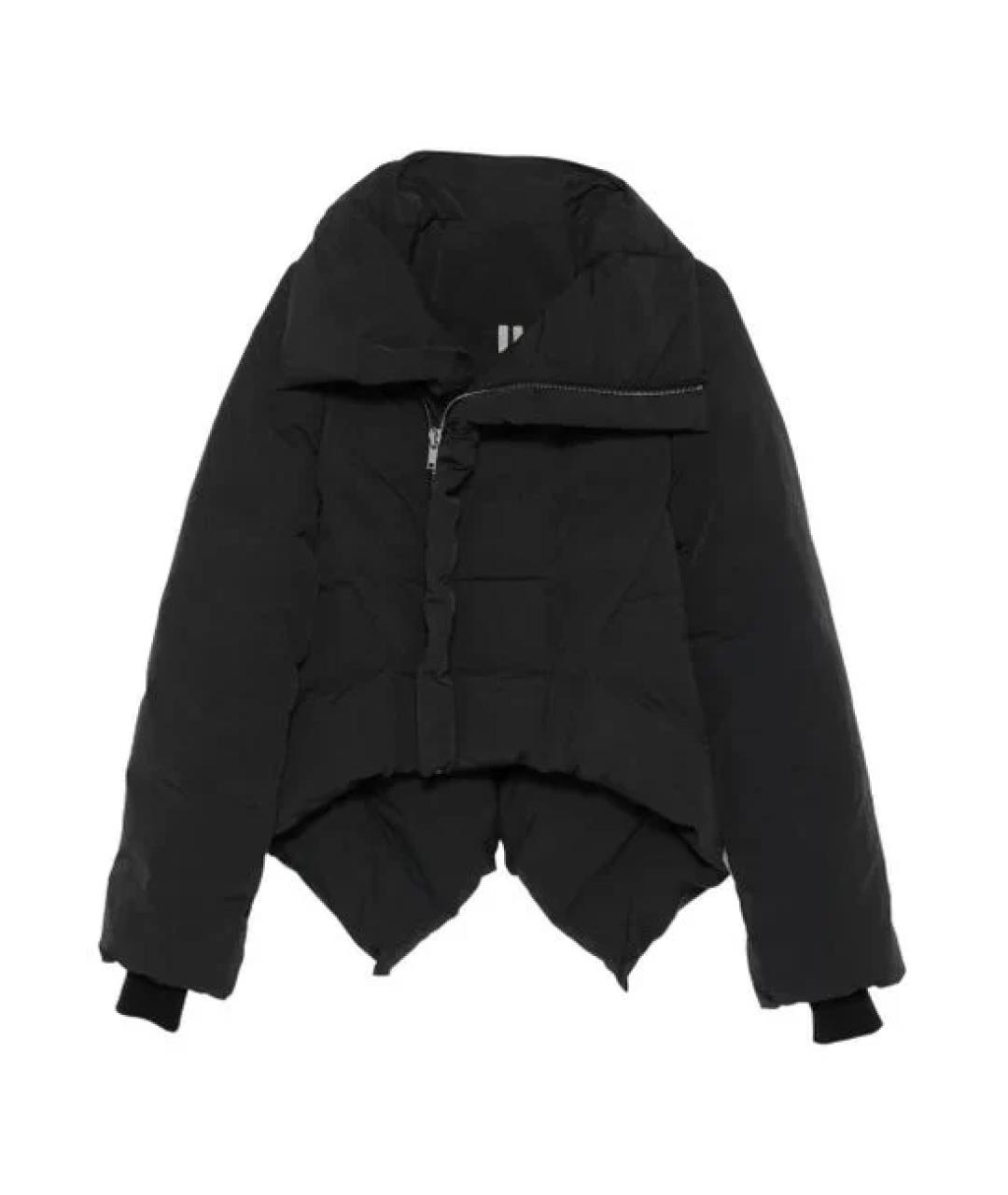 RICK OWENS Черный полиэстеровый пуховик, фото 1